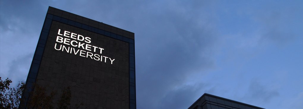 Leeds Beckett University | Face Illuminated Built Up Letters | A D Bell ...