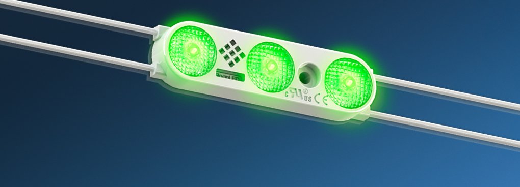 SloanLED Prism green LED module flexface